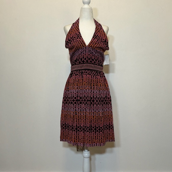 Trina Turk Los Angeles Strapless Geometric Print Dress Size 4 NWT - Picture 4 of 13